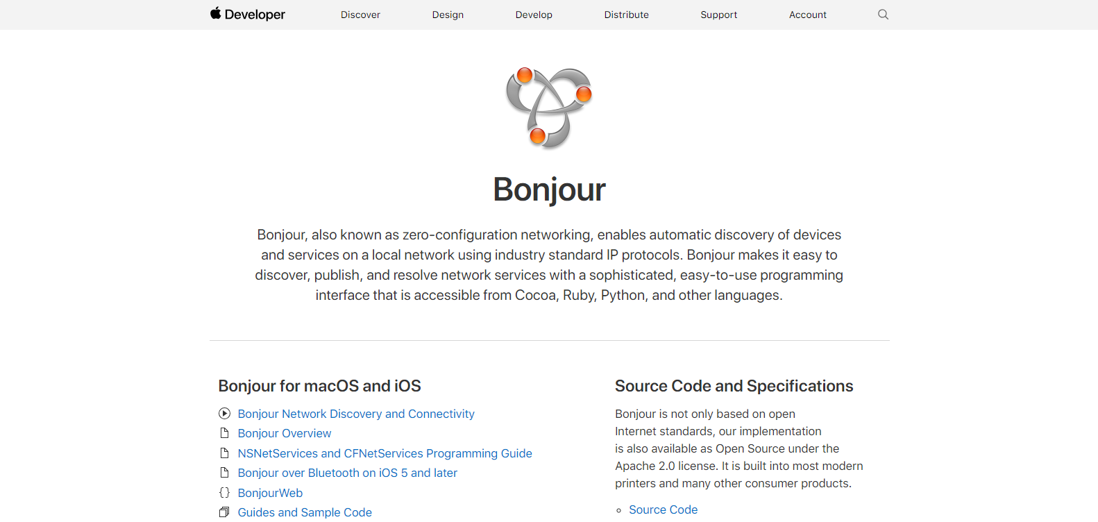 bonjour service for mac
